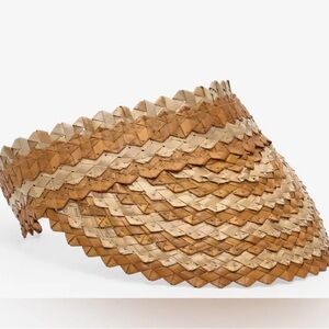 Vince Camuto Woven Straw Visor